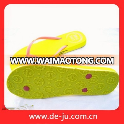 Summer Cool Cheap Yellow Nude Flip Flops