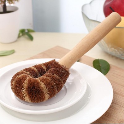 Coconut Fiber Hard Pan Washing Brush